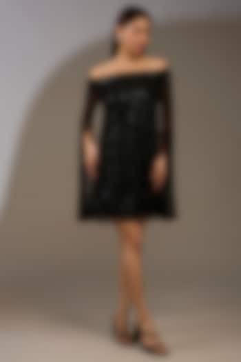 Black Tulle Dress by Rohit Gandhi & Rahul Khanna at Pernia's Pop Up Shop