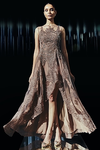 Buy Pink Tulle Dress for Women Online from India's Luxury Designers 2026