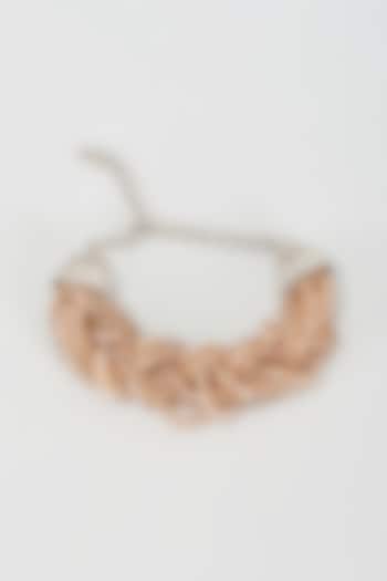 White Rhodium Finish Crystal Bracelet by Rhea at Pernia's Pop Up Shop