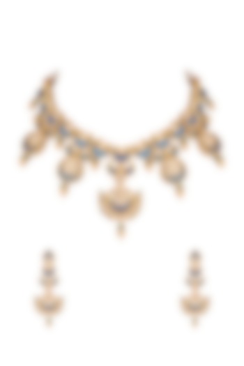 Gold Plated Pearl Necklace Set by Rhmmya at Pernia's Pop Up Shop