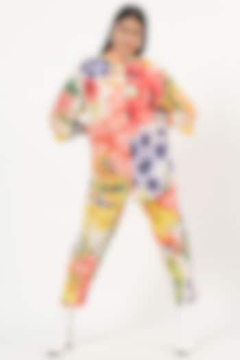 Multi-Colored Cotton Keiko Printed Co-Ord Set by Ruhr India at Pernia's Pop Up Shop