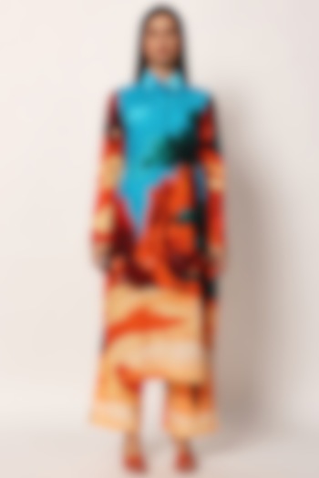 Multi-Colored Cotton Printed Co-Ord Set by RUHR INDIA at Pernia's Pop Up Shop