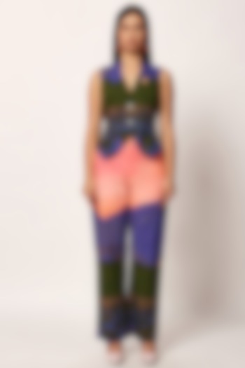 Multi-Colored Cotton Printed Co-Ord Set by RUHR INDIA at Pernia's Pop Up Shop