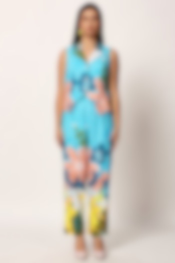 Multi-Colored Cotton Printed Co-Ord Set by RUHR INDIA at Pernia's Pop Up Shop