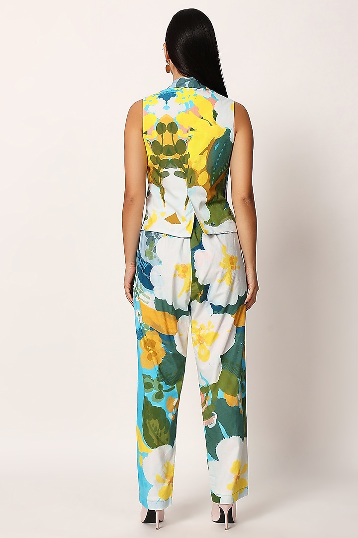 Multi-Colored Cotton Printed Co-Ord Set by RUHR INDIA at Pernia's Pop Up Shop