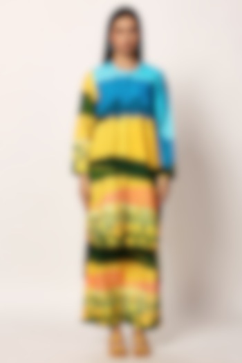Multi-Colored Cotton Printed Co-Ord Set by RUHR INDIA at Pernia's Pop Up Shop