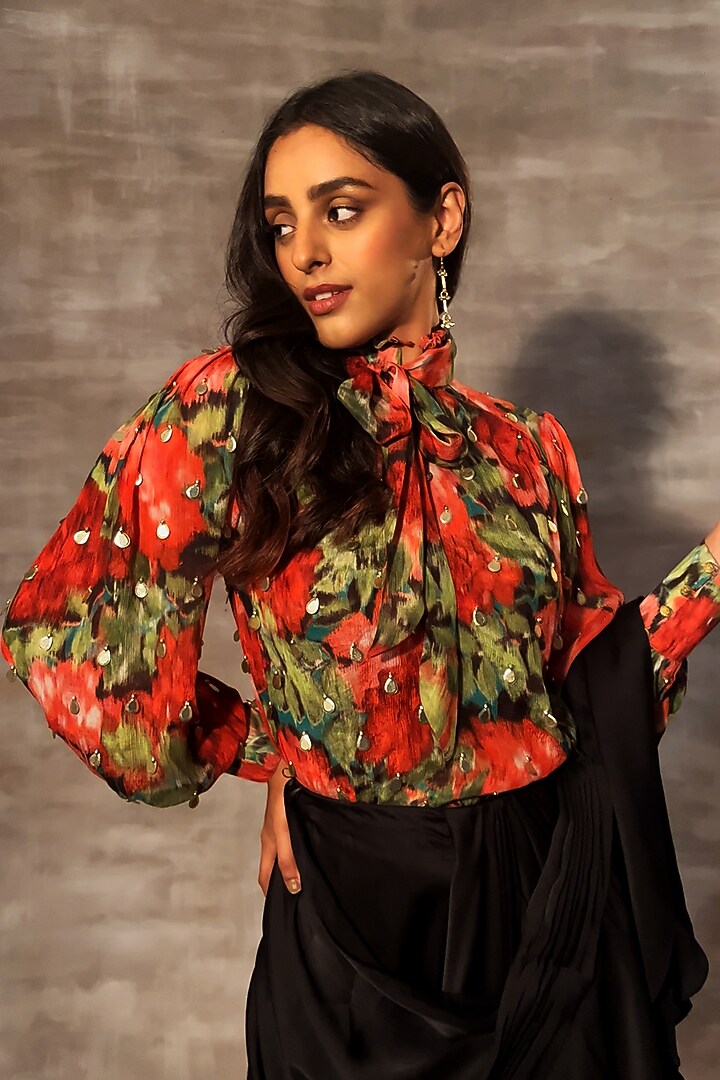 Multi-Colored Printed Top by RUHR INDIA at Pernia's Pop Up Shop