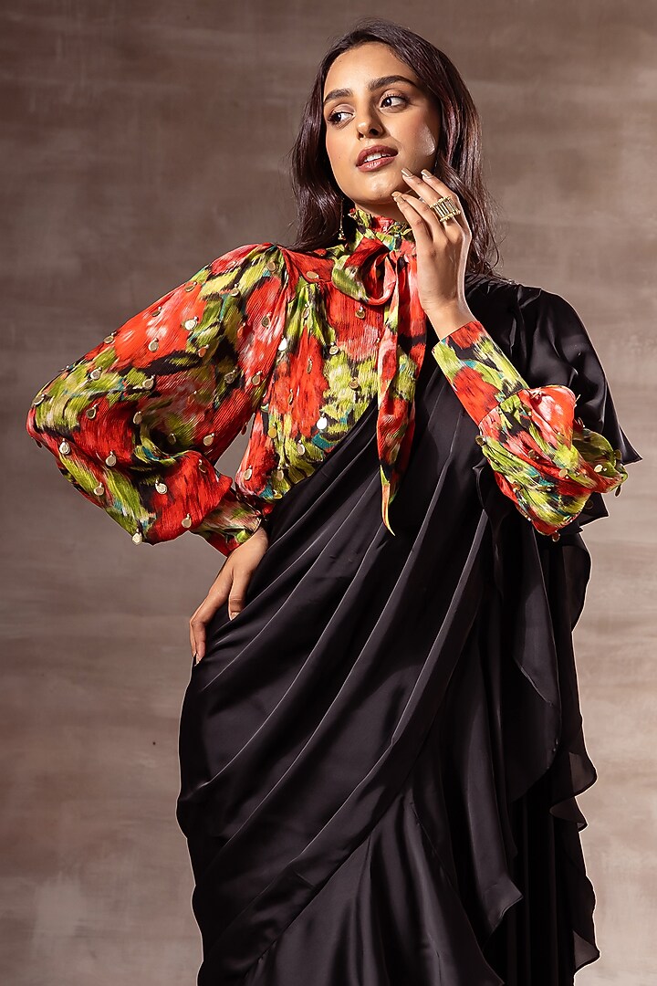 Multi-Colored Printed Top by RUHR INDIA at Pernia's Pop Up Shop