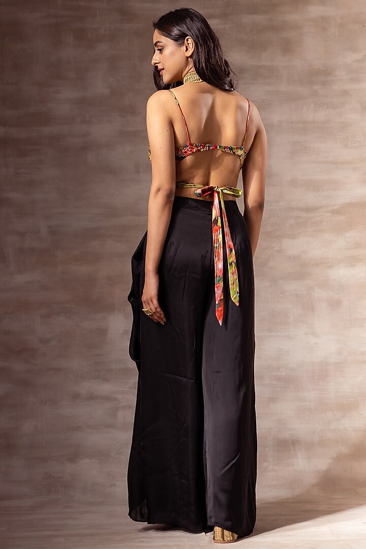 Multi-Colored Embroidered Bralette by RUHR INDIA at Pernia's Pop Up Shop