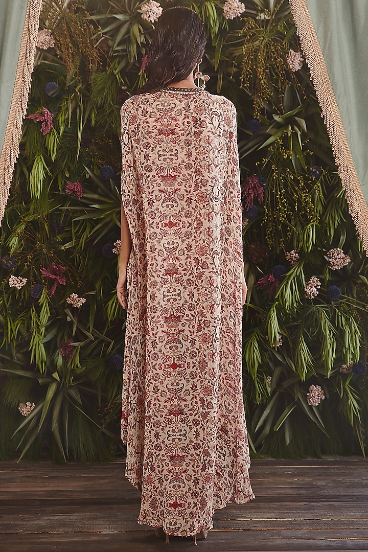Multi-Colored Printed Kaftan Set by Ridhima Bhasin at Pernia's Pop Up Shop