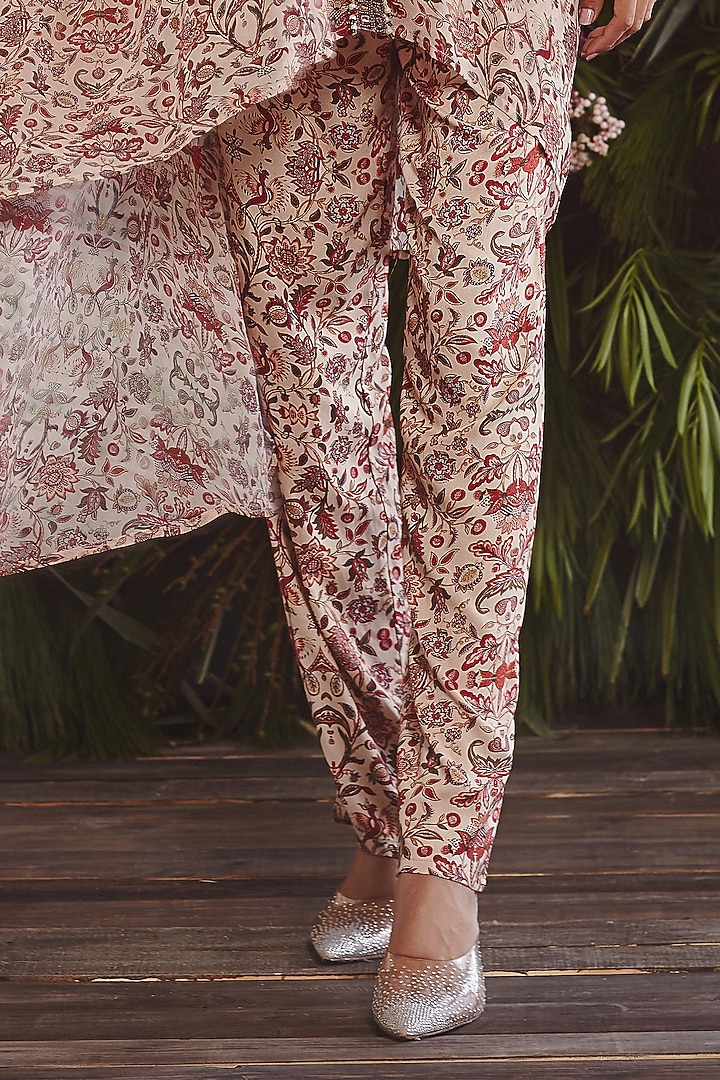 Multi-Colored Printed Kaftan Set by Ridhima Bhasin at Pernia's Pop Up Shop