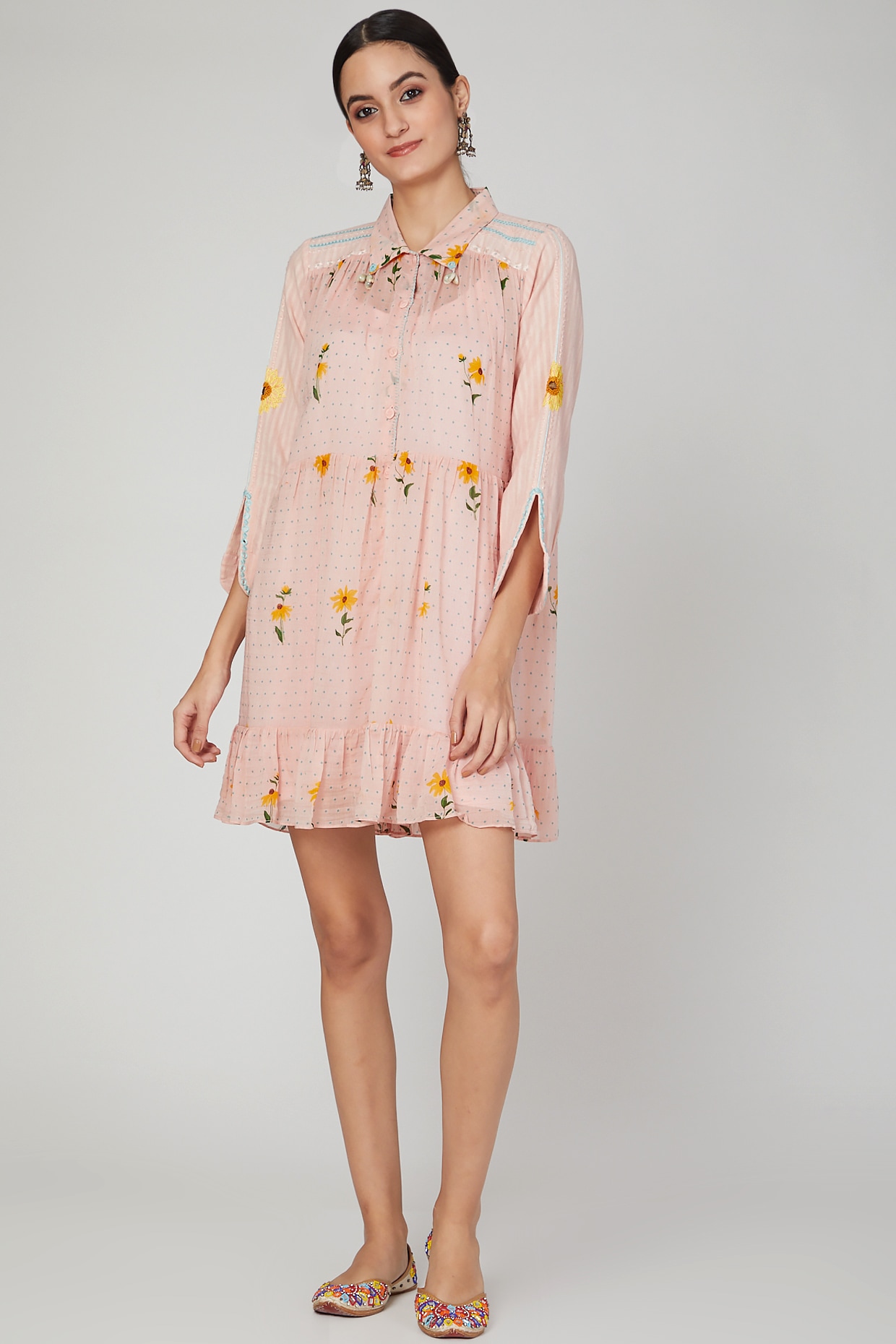 Kate spade dusk outlet buds print mini dress