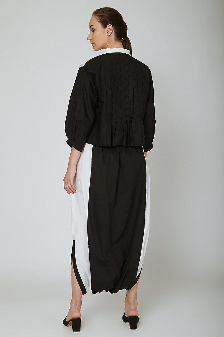 White Draped Harem Pants by Ritesh Kumar at Pernia's Pop Up Shop