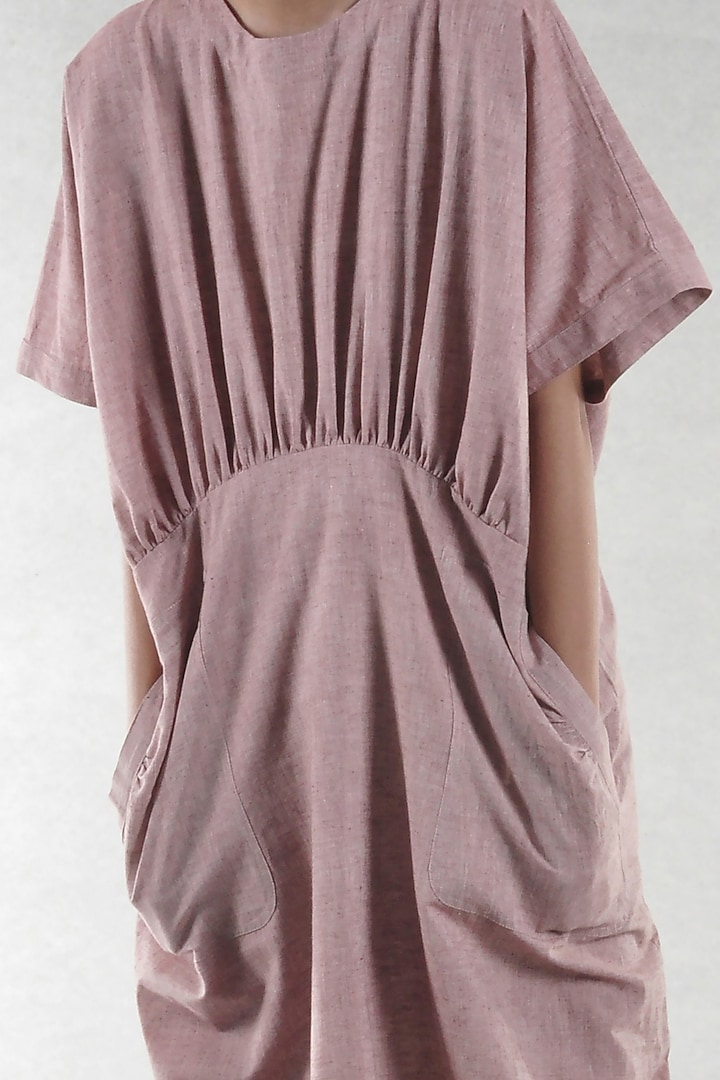 Coral Cotton Jumpsuit by Ritesh Kumar at Pernia's Pop Up Shop