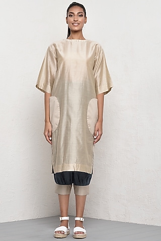 Sand Shift Tunic Dress by Ritesh Kumar