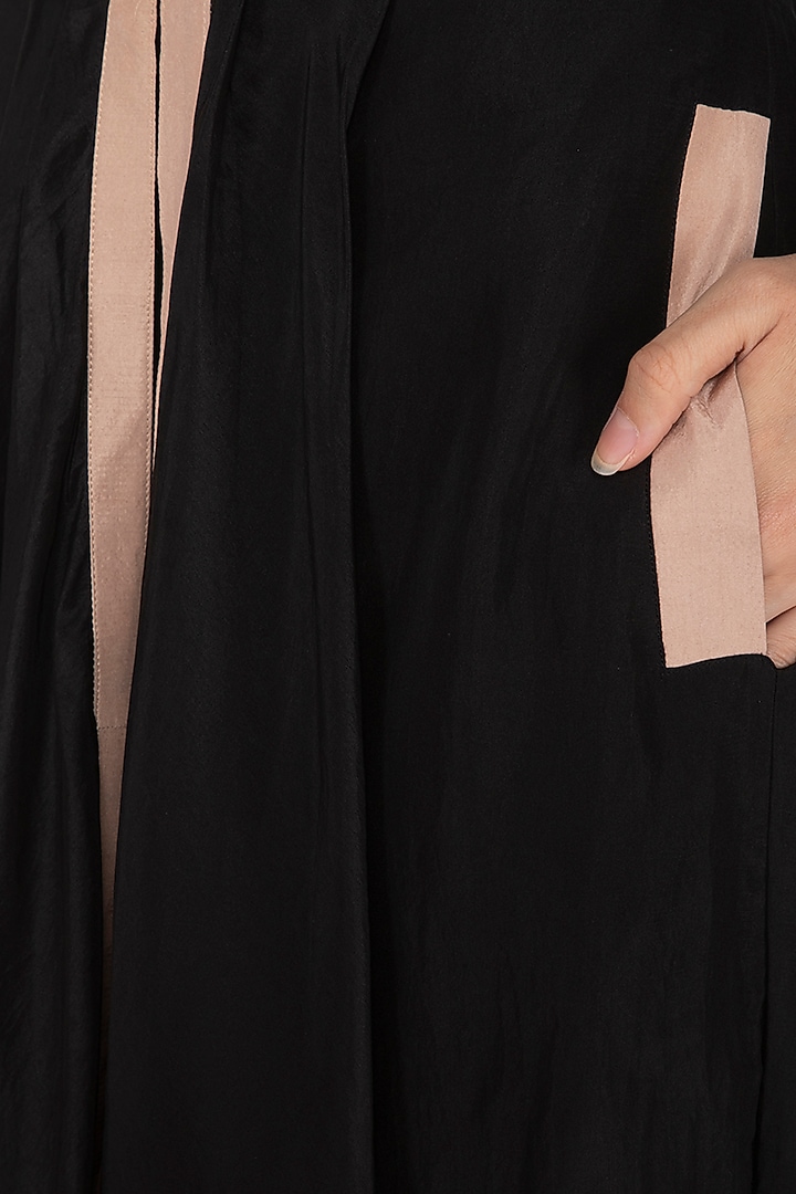 Black Cascade Pant by Ritesh Kumar at Pernia's Pop Up Shop