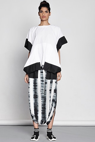 Black Harem Skirt Pants by Ritesh Kumar