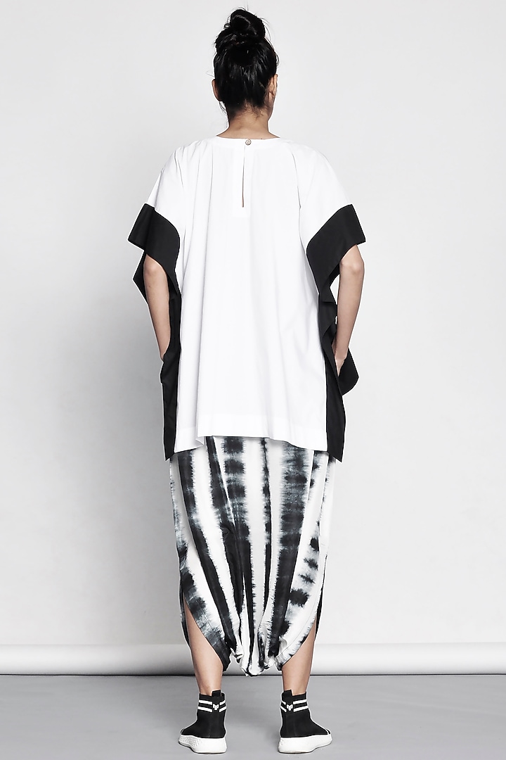 Black Harem Skirt Pants by Ritesh Kumar at Pernia's Pop Up Shop