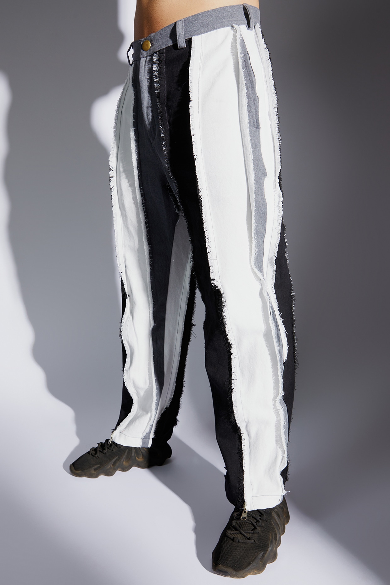 Shop Multi Colored Patterned Silk Pants with Side Slits | Yū | Florest –  DGA Threads
