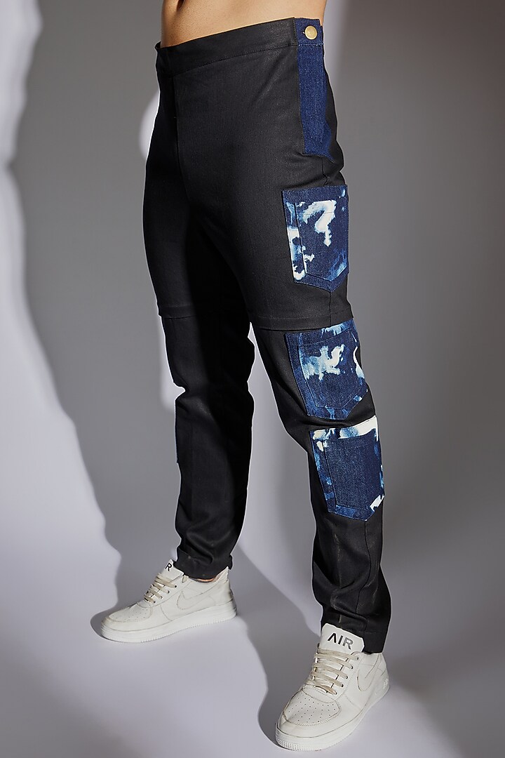 Black Denim Pants by RISING AMONG at Pernia's Pop Up Shop