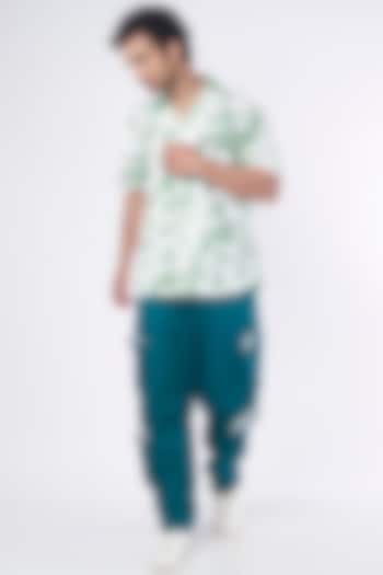 White Printed Summer Shirt by RISING AMONG at Pernia's Pop Up Shop