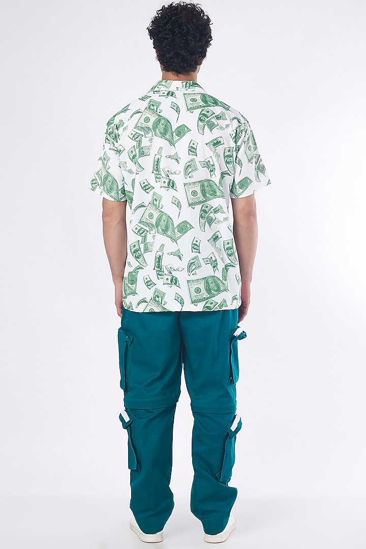 White Printed Summer Shirt by RISING AMONG at Pernia's Pop Up Shop