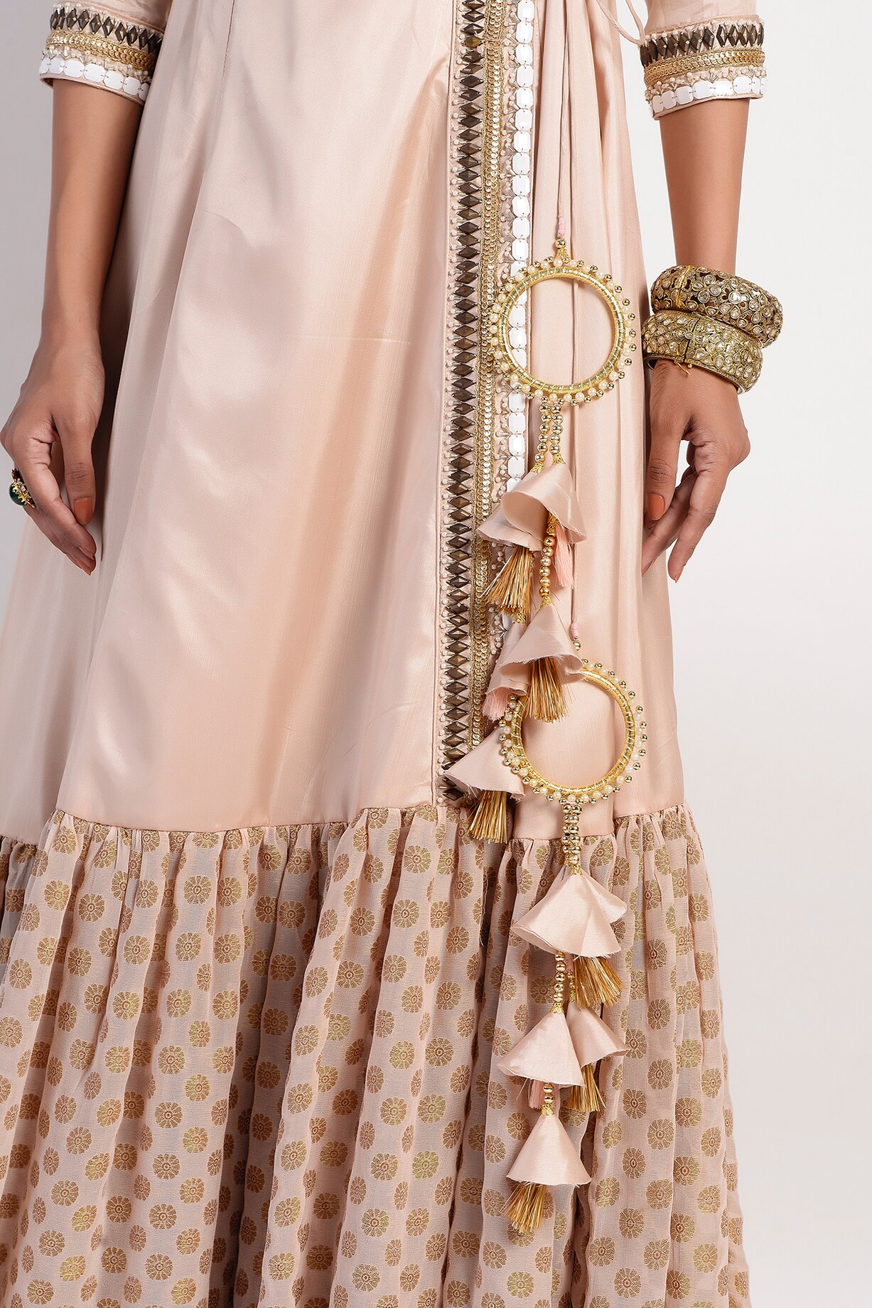 Party Wear  Roshni Ruffled Flared Anarkali Set