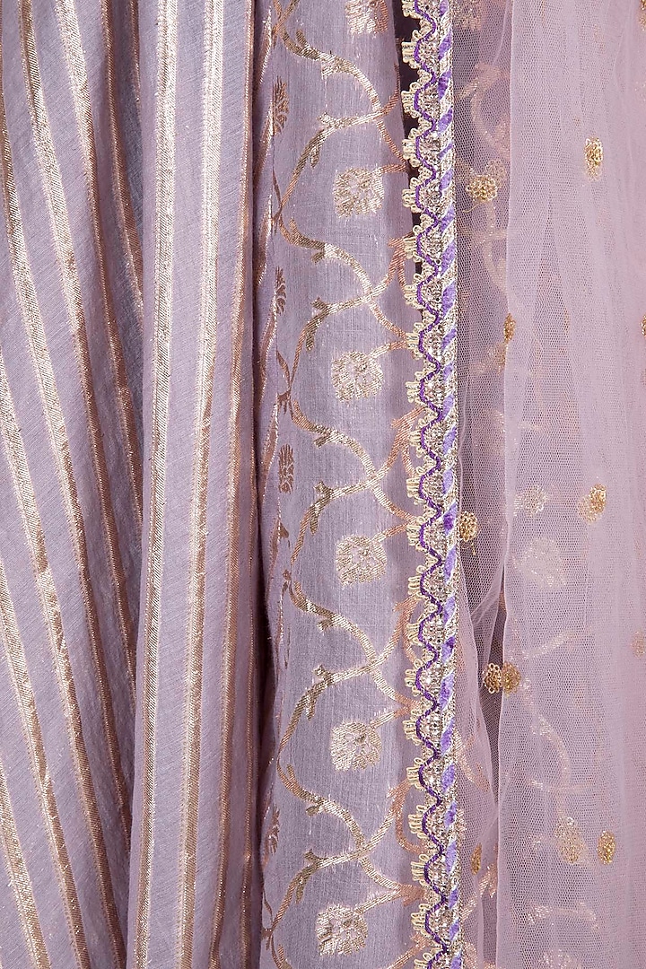 Lavender Mastani Party Wear Anarkali Set by Rishi & Vibhuti at Pernia's Pop Up Shop