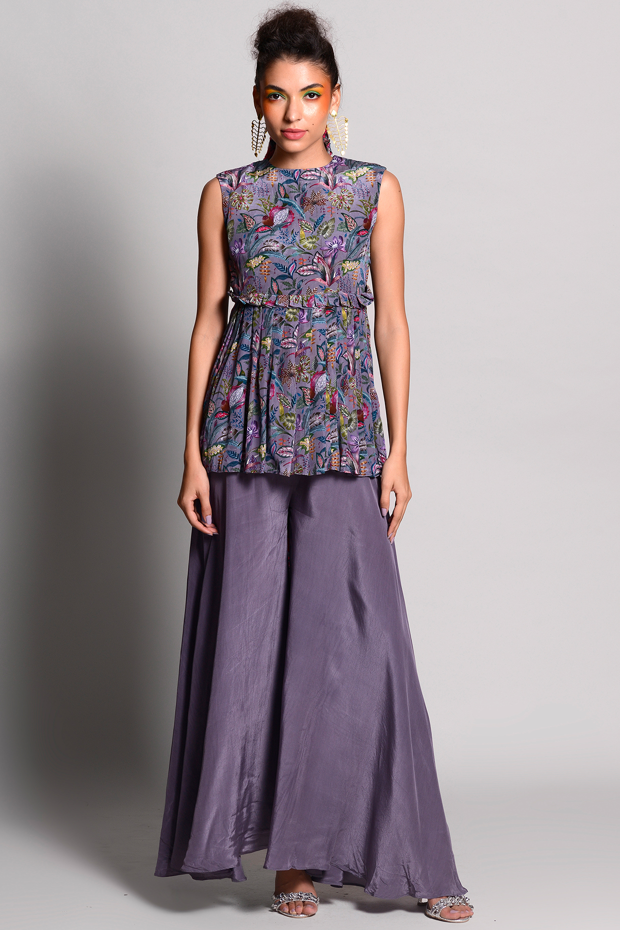 Jupiter Crepe Pant Set by Rishi & Vibhuti at Pernia's Pop Up Shop