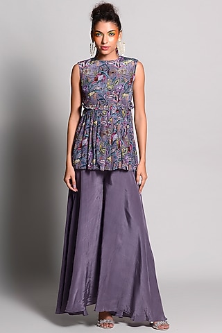 Jupiter Crepe Pant Set by Rishi & Vibhuti
