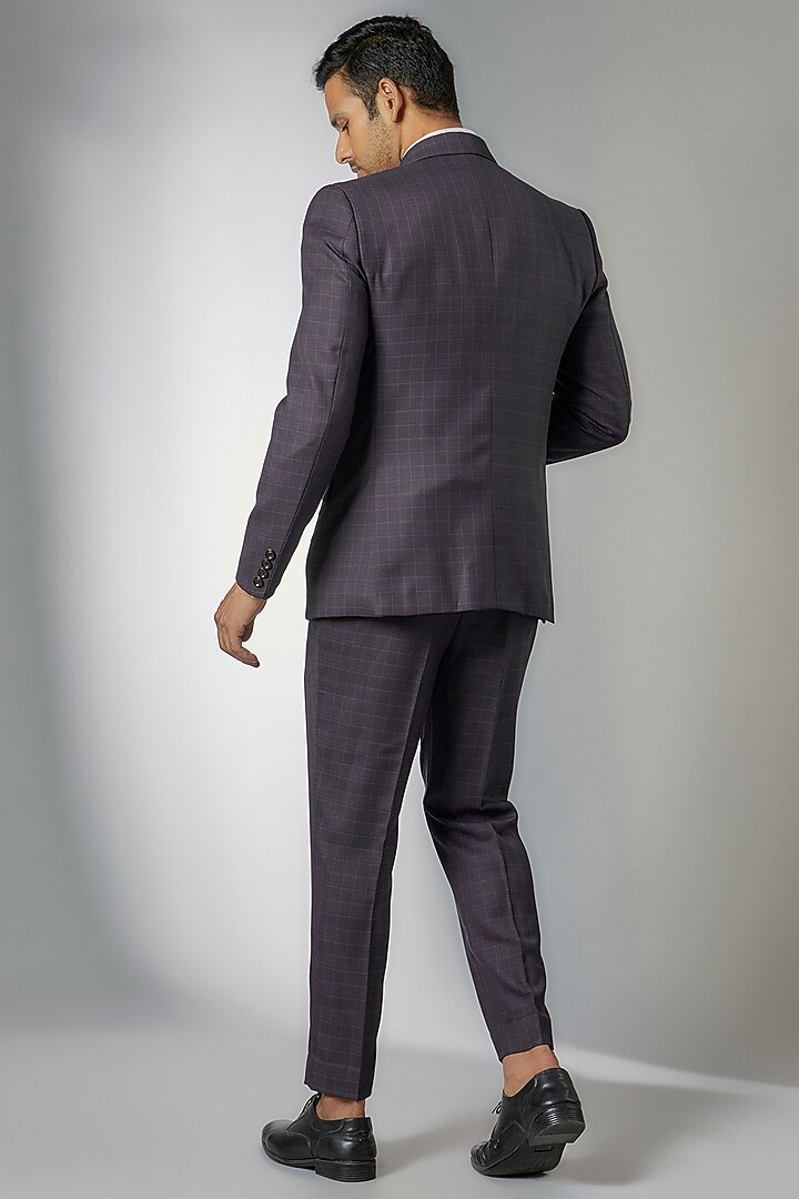 Wine Suiting Blazer Set by RIYAASAT at Pernia's Pop Up Shop