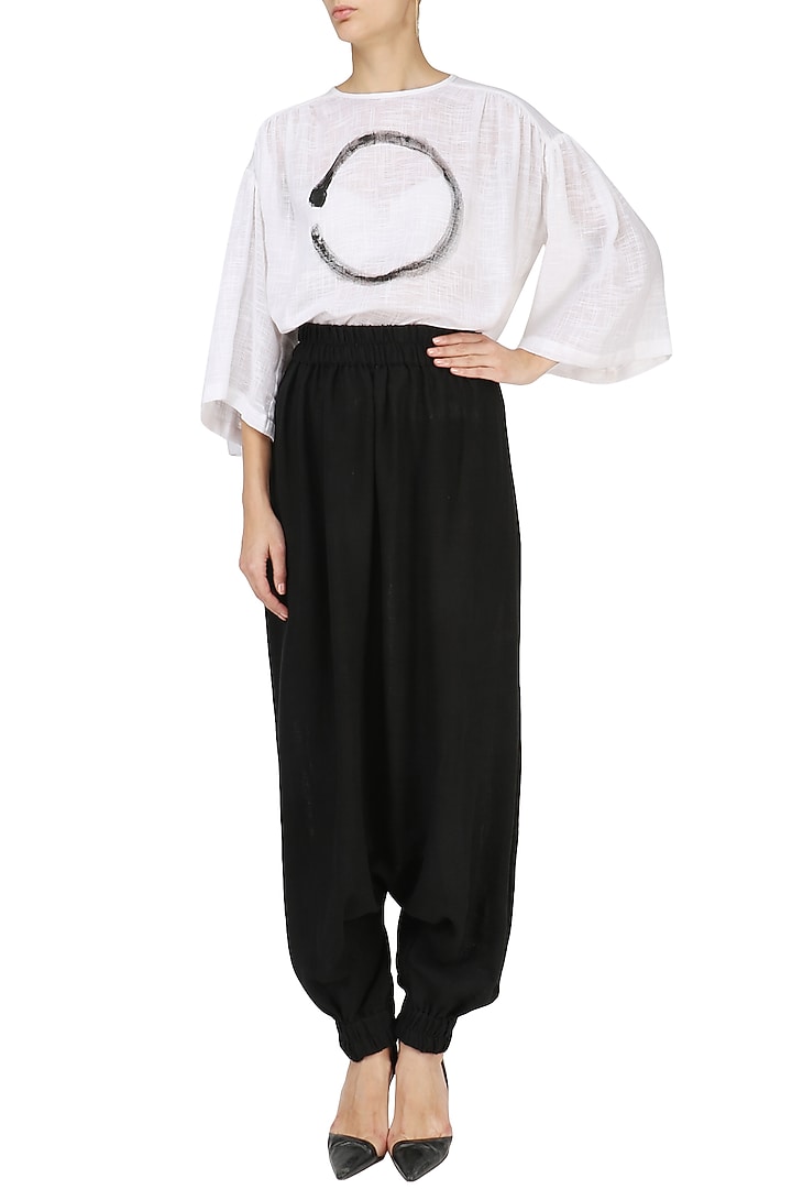 Black harem pants available only at Pernia's Pop Up Shop.