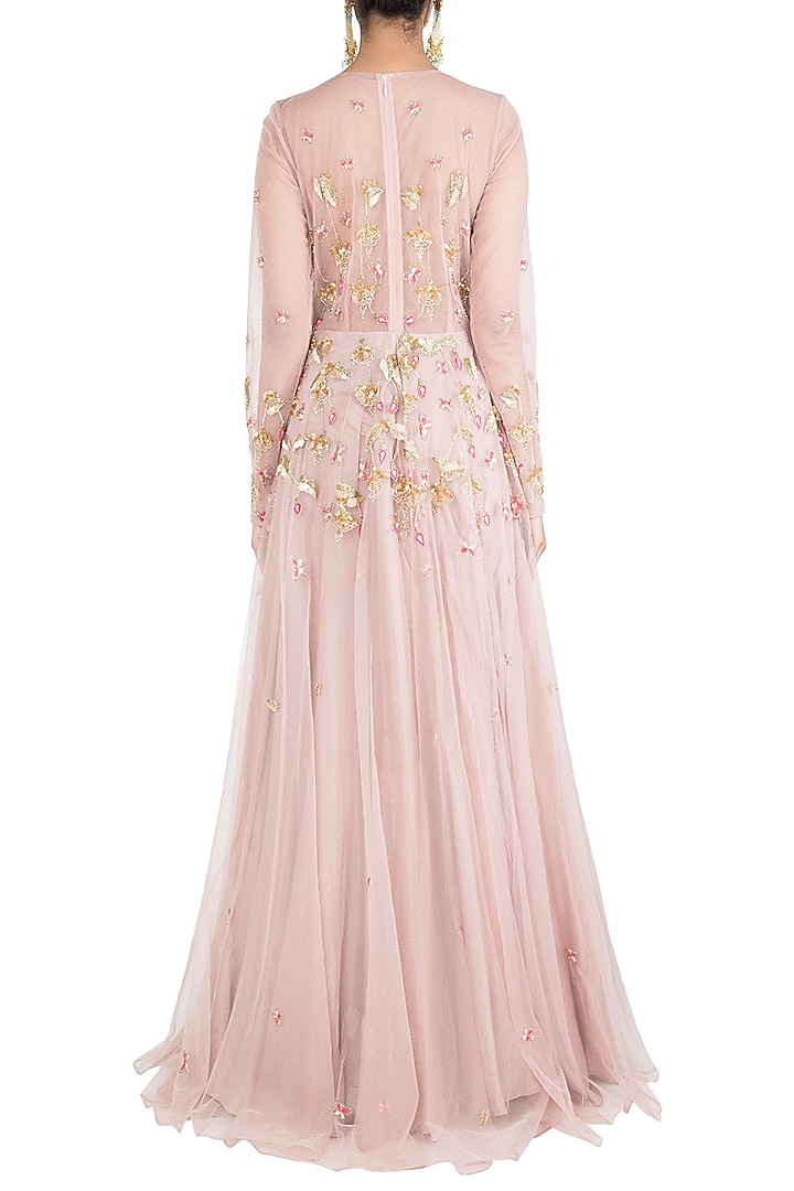 Mauve embroidered gown available only at Pernia's Pop Up Shop.