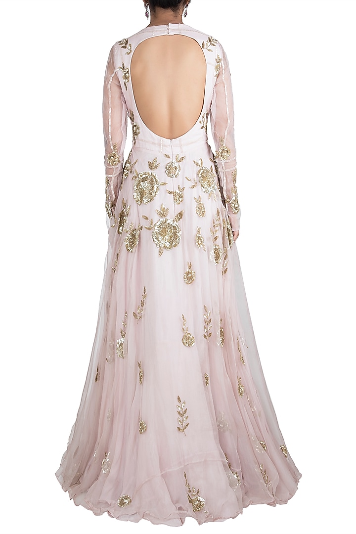 Pink embroidered gown available only at Pernia's Pop Up Shop.
