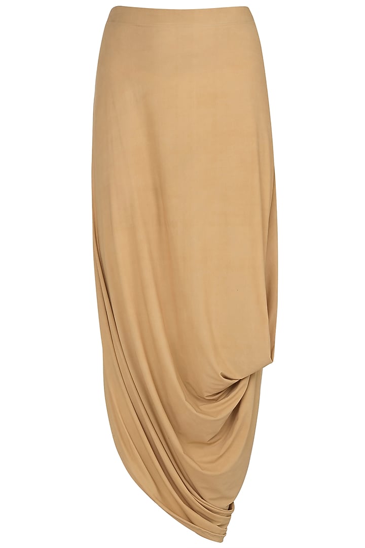 Black crop jacket with drape skirt available only at Pernia's Pop Up Shop.