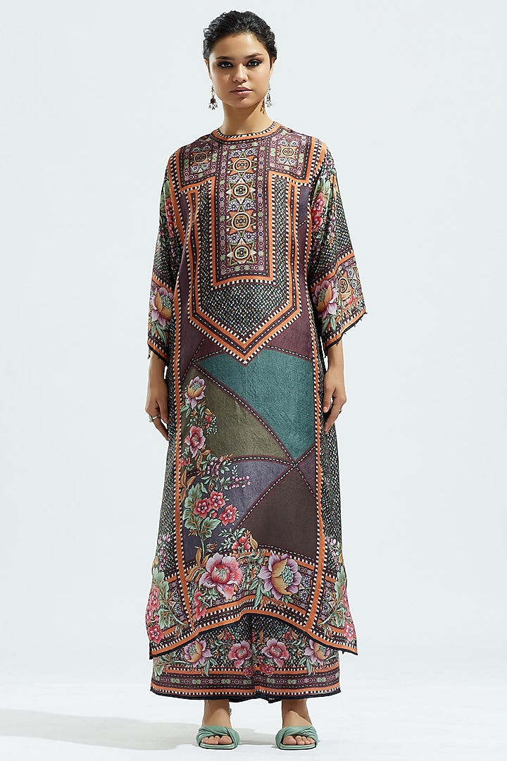 Multi-Colored Silk Kurta Set Design by Rajdeep Ranawat at Pernia's Pop ...