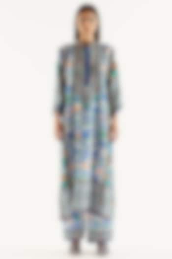 Multi Colored Printed Kurta Set by Rajdeep Ranawat at Pernia's Pop Up Shop