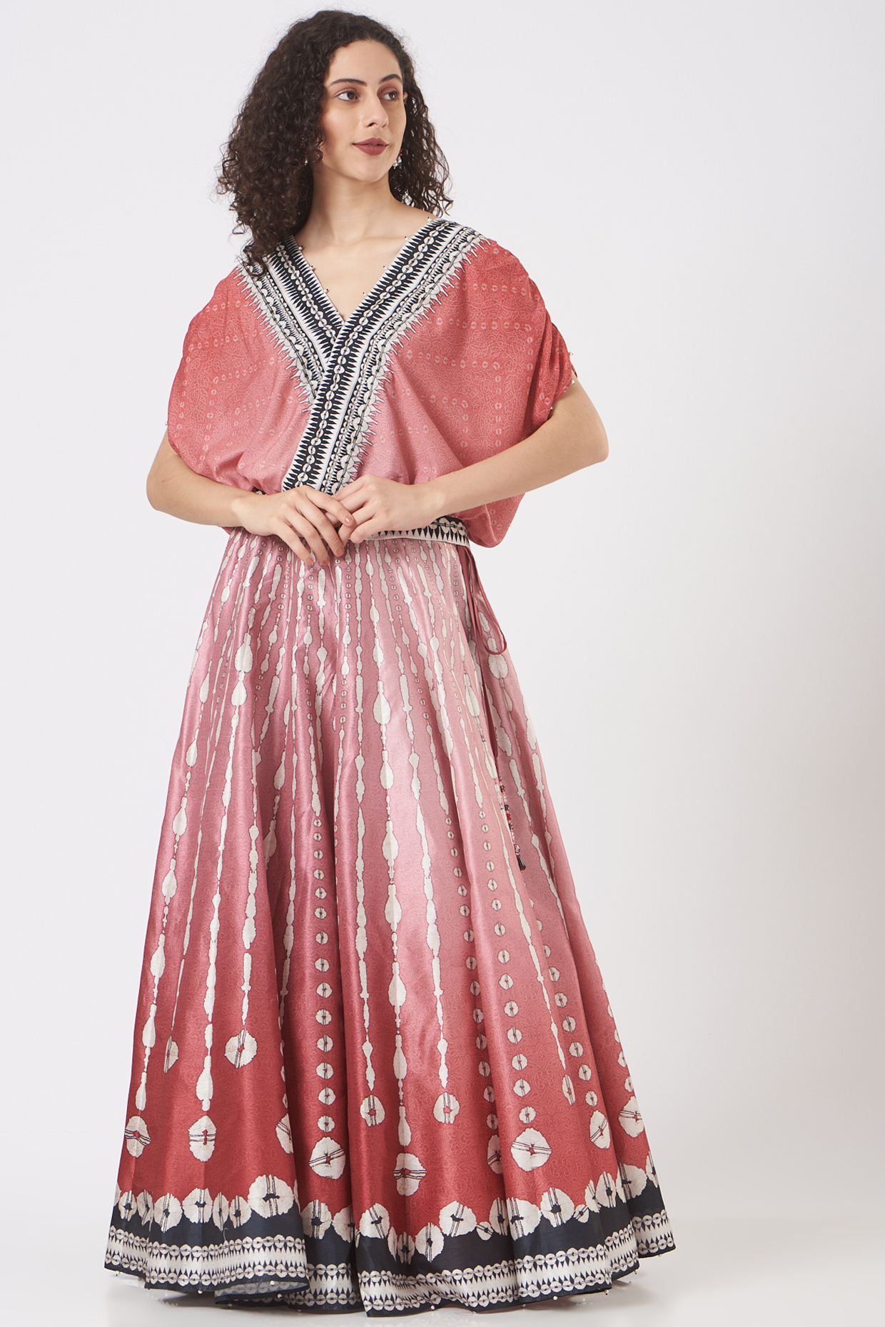 Blush Pink Printed Wedding Lehenga Set by Rajdeep Ranawat at Pernia's Pop Up Shop