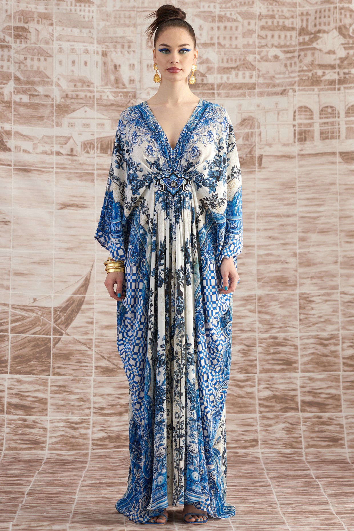 Wedding Speacial Designer Printed Kaftan Dresses – Rushini