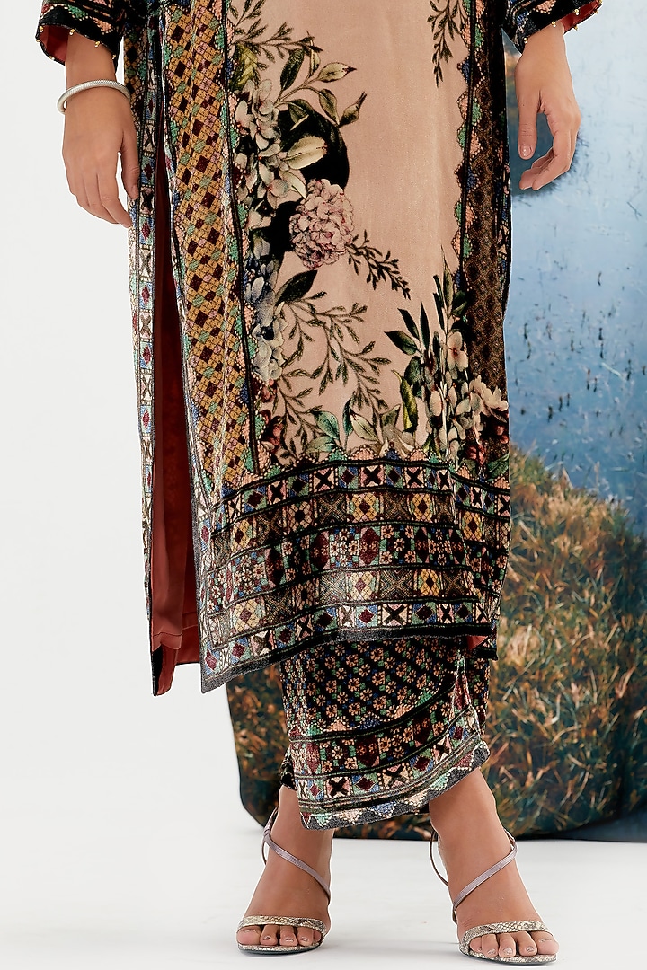 Multi-Colored Printed Pants by Rajdeep Ranawat at Pernia's Pop Up Shop