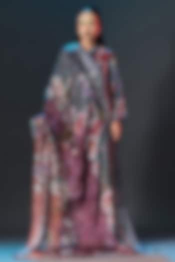 Multi-Colored Kota Silk Printed Dupatta by Rajdeep Ranawat at Pernia's Pop Up Shop