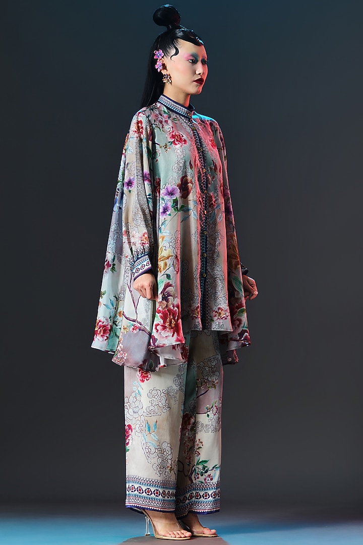 Multi-Colored Silk Swing-Back Tunic by Rajdeep Ranawat at Pernia's Pop Up Shop