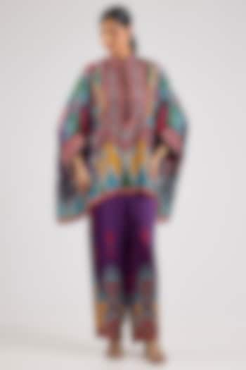 Purple Silk Tunic Set by Rajdeep Ranawat at Pernia's Pop Up Shop