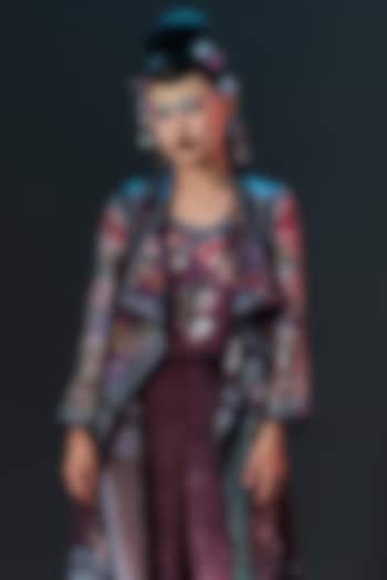 Multi-Colored Modal Satin Printed Camisole Top by Rajdeep Ranawat at Pernia's Pop Up Shop