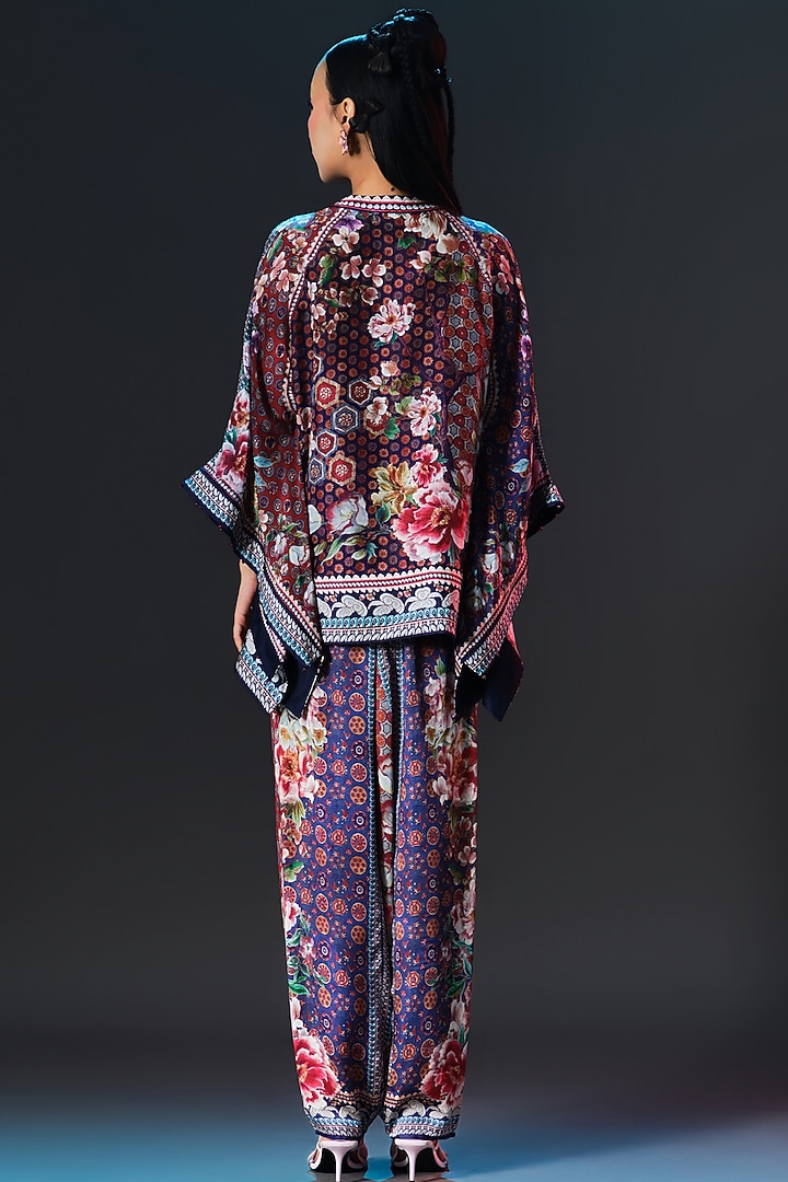 Multi-Colored Modal Satin Printed Turkish Pants by Rajdeep Ranawat at Pernia's Pop Up Shop