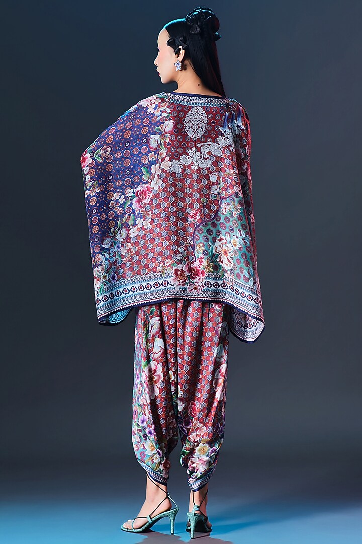Multi-Colored Silk Embroidered Tunic by Rajdeep Ranawat at Pernia's Pop Up Shop