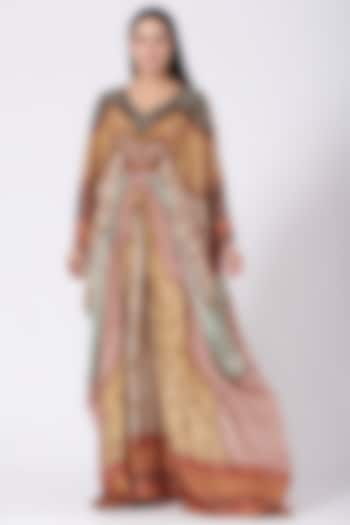 Multi-Colored Printed Kaftan by Rajdeep Ranawat at Pernia's Pop Up Shop