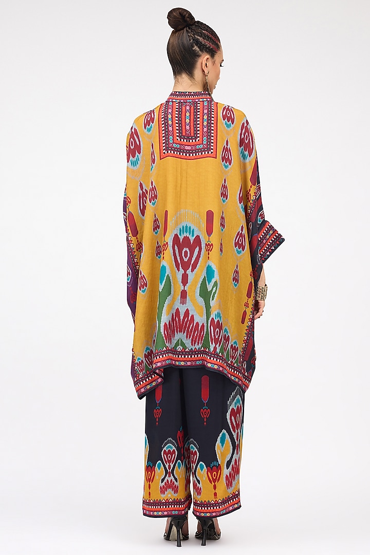 Multi-Colored Modal Satin Printed Pant by Rajdeep Ranawat at Pernia's Pop Up Shop