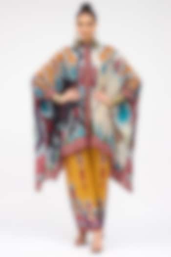 Multi-Colored Modal Satin Printed Pant by Rajdeep Ranawat at Pernia's Pop Up Shop