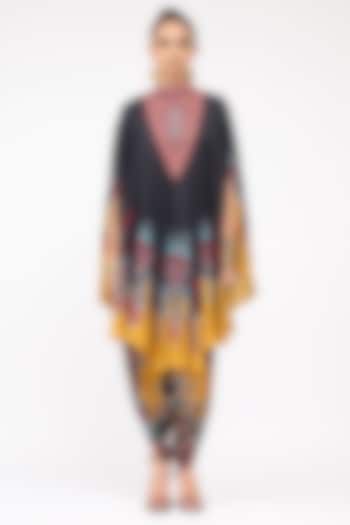 Multi-Colored Modal Satin Printed Pants by Rajdeep Ranawat at Pernia's Pop Up Shop